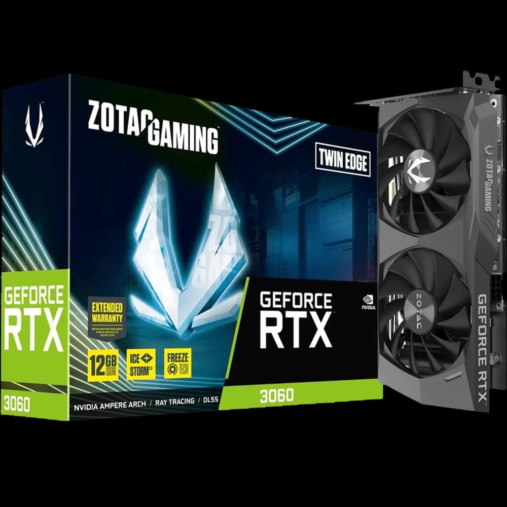 PLACA DE VÍDEO NVIDIA GEFORCE RTX 3060 ZOTAC GAMING 12GB GDDR6